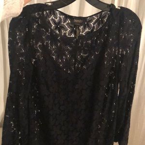 Black Lace dress by Laundry by Shelli Segal